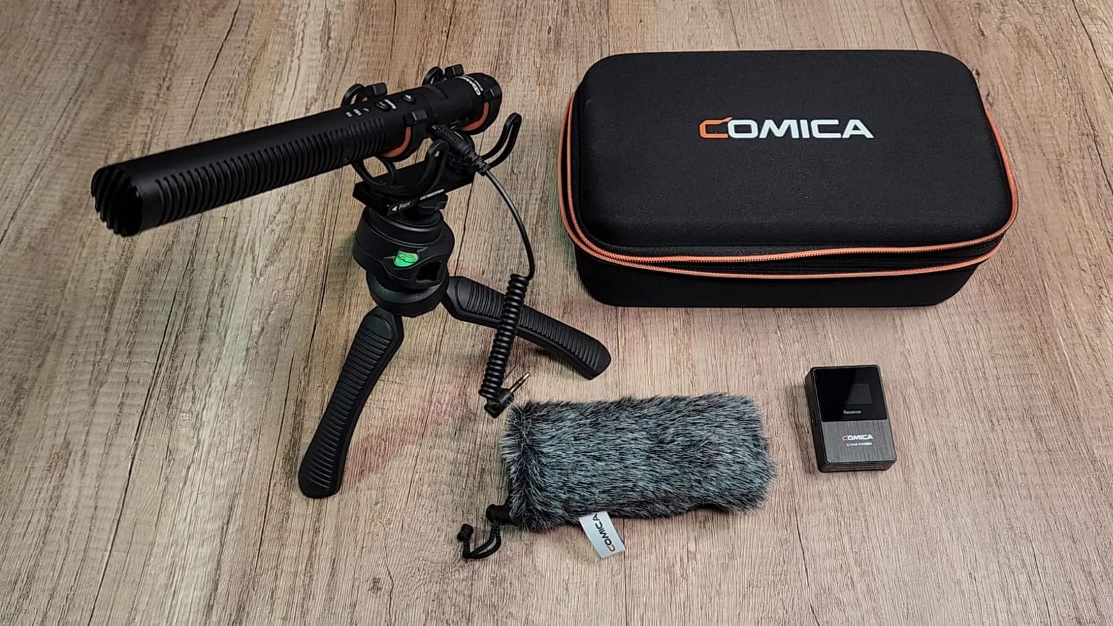 COMICA VM40 Shotgun Microphone with Wired & Wireless Modes, 48kHz/32-bit Float Recording, 32GB Storage, Super Cardioid Video Mic for Canon, Nikon, Sony DSLR Camera, Camcorder customer photo 1