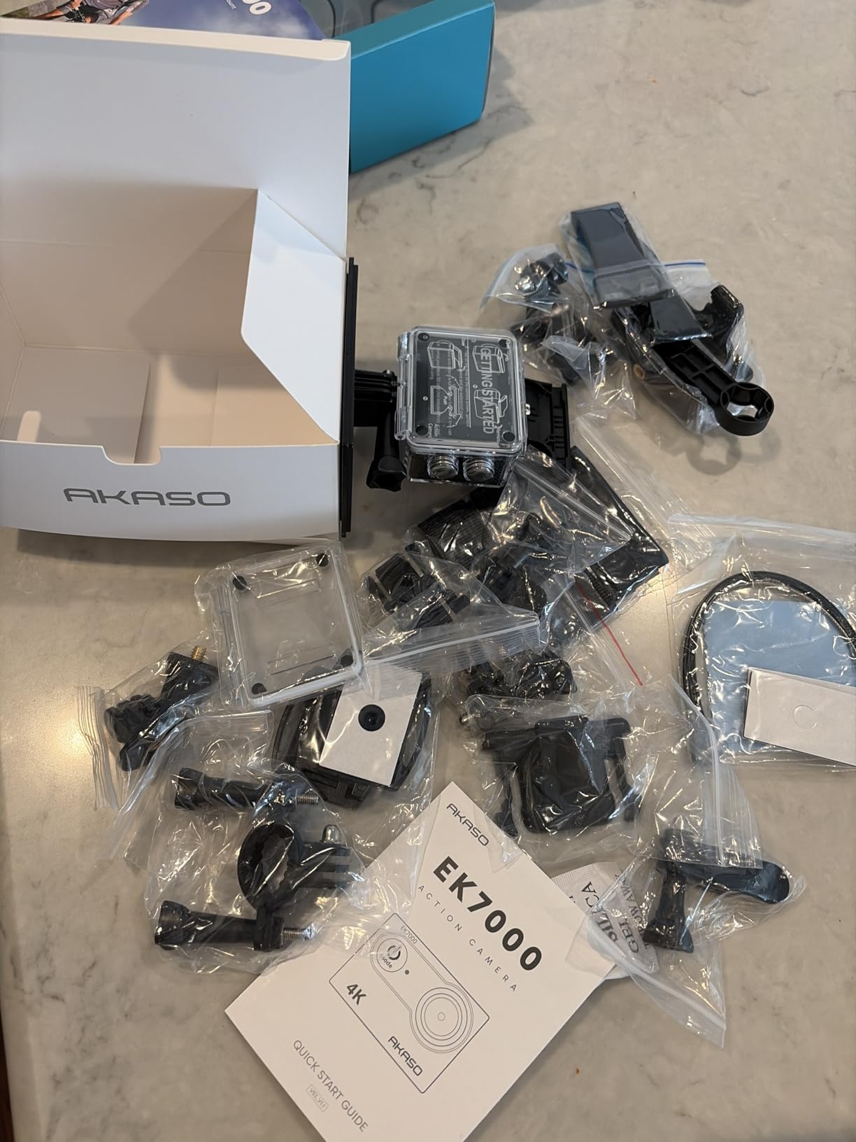 AKASO EK7000 4K30fps Action Camera - 131ft Waterproof Camera with Remote Control 4X Zoom Ultra HD 20MP Underwater Camera with Accessories Kit customer photo 1