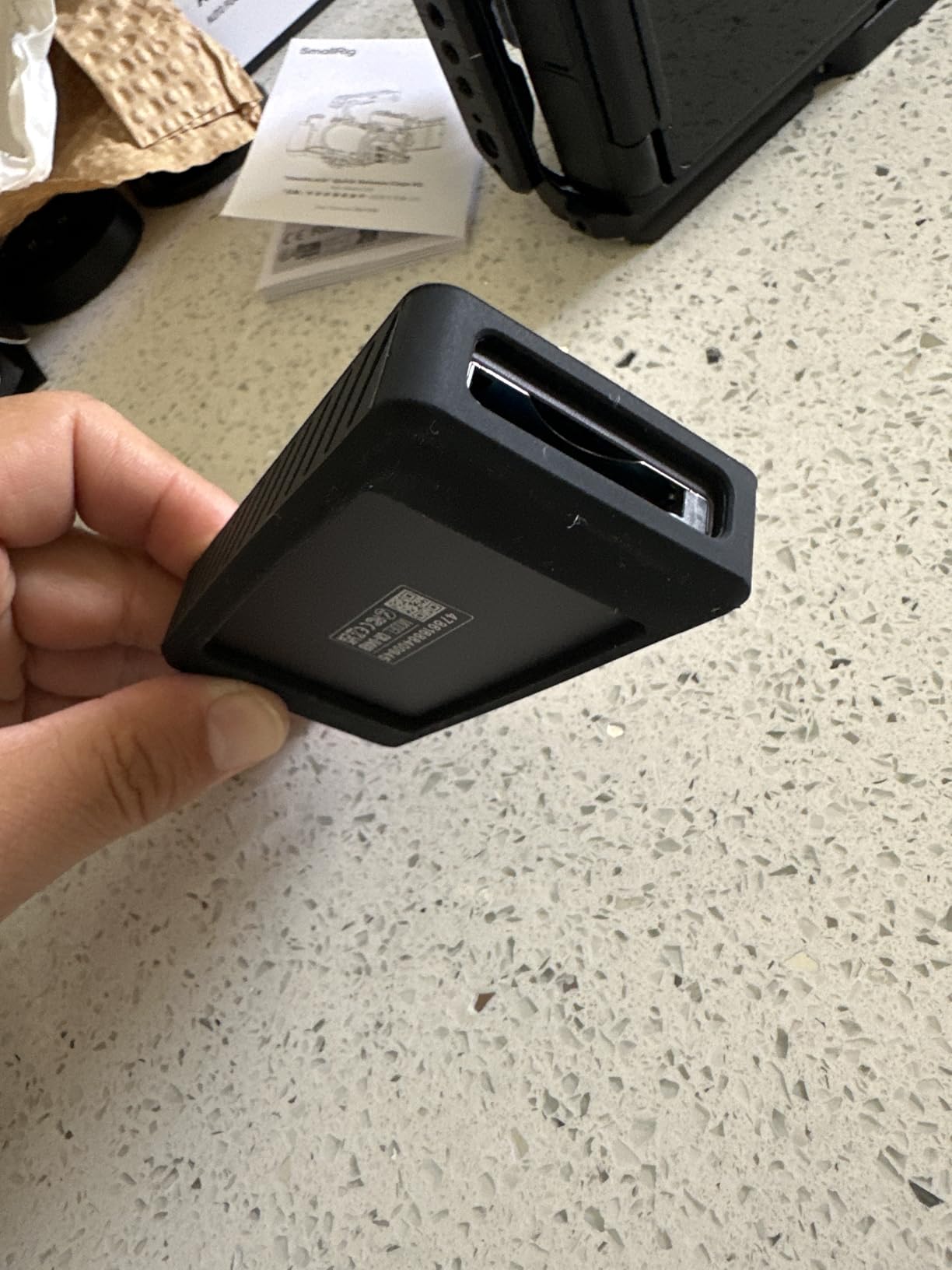 SABRENT USB4 CFexpress Type B Card Reader, 40Gbps (CR-U4XB) | CF Express Type B, Up to 3500MB/s, Aluminum alloy, Detachable USB-C cable, Bus-powered OTG, For cameras, laptops, cages customer photo 2