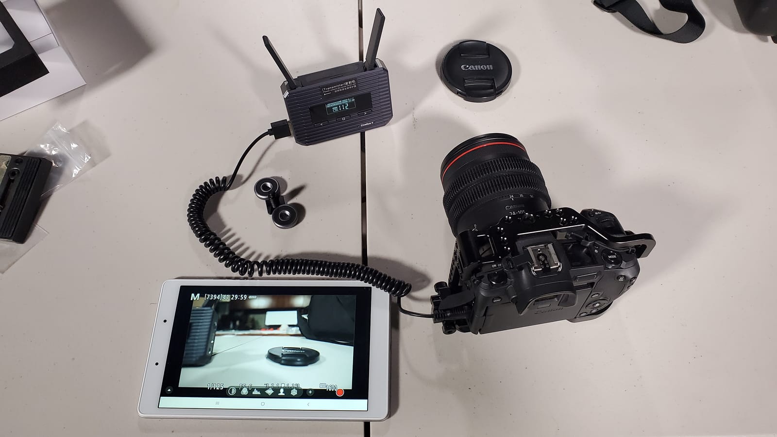 Accsoon CineView Master 4K Wireless SDI HDMI Transmitter & Receiver, 4K60/1080p60, Tri-Band 8202ft Transmission 25ms LAT, 1 iOS+ 4 App Monitoring, Pair M7 Pro/M7H Pro Camera Monitor/SE 4K customer photo 1