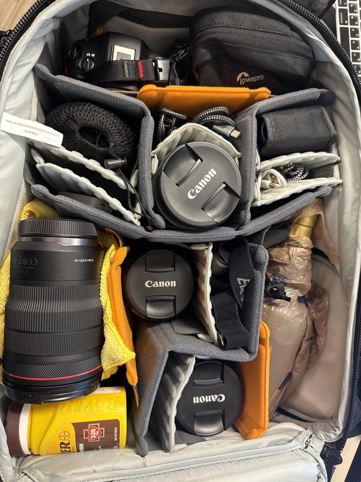 Lowepro ProTactic BP 450 AW III Camera Backpack, 4-point Access, Professional Camera Bag, DSLR/Drones/Mirrorless, Up to 16