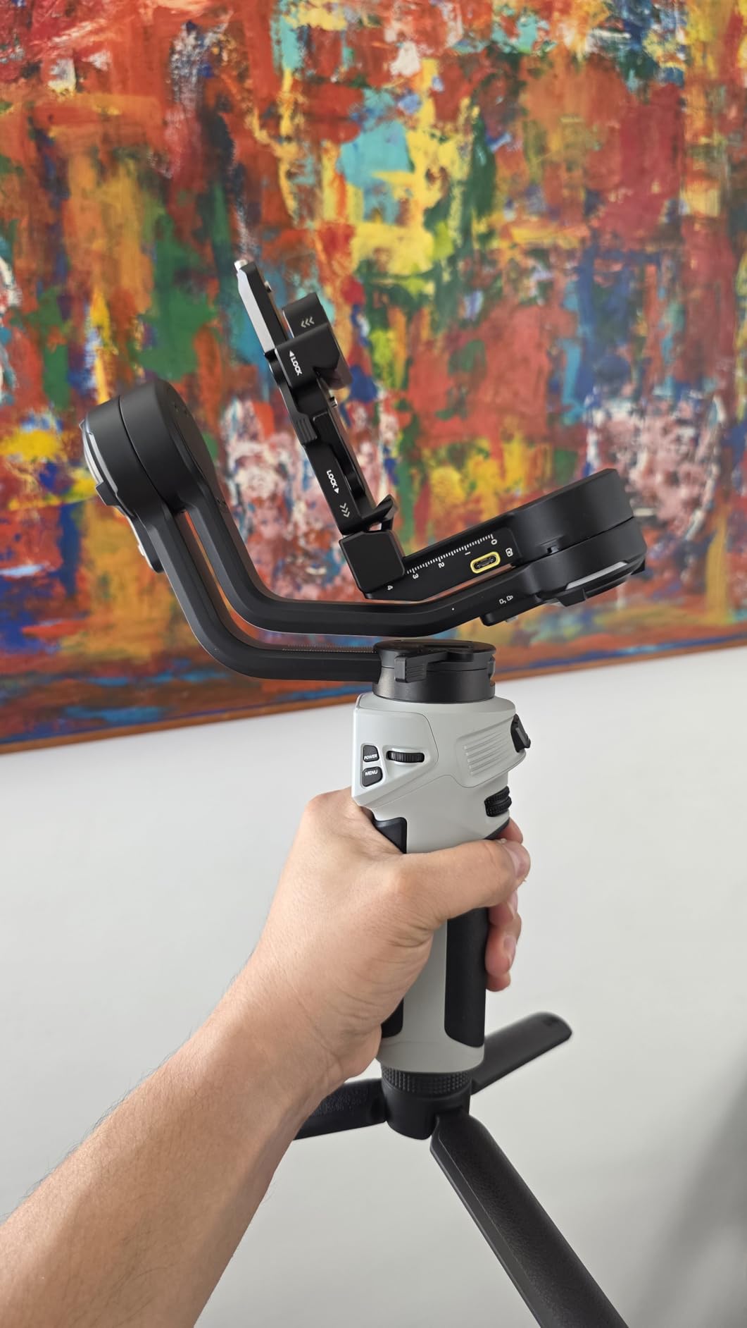 ZHIYUN CINEPEER Crane 4E 3-Axis Camera Gimbal Stabilizer for Canon/Sony/Panasonic/Nikon,Extendable Sling Grip Native Vertical Shooting Handheld Camera Gimbal customer photo 2