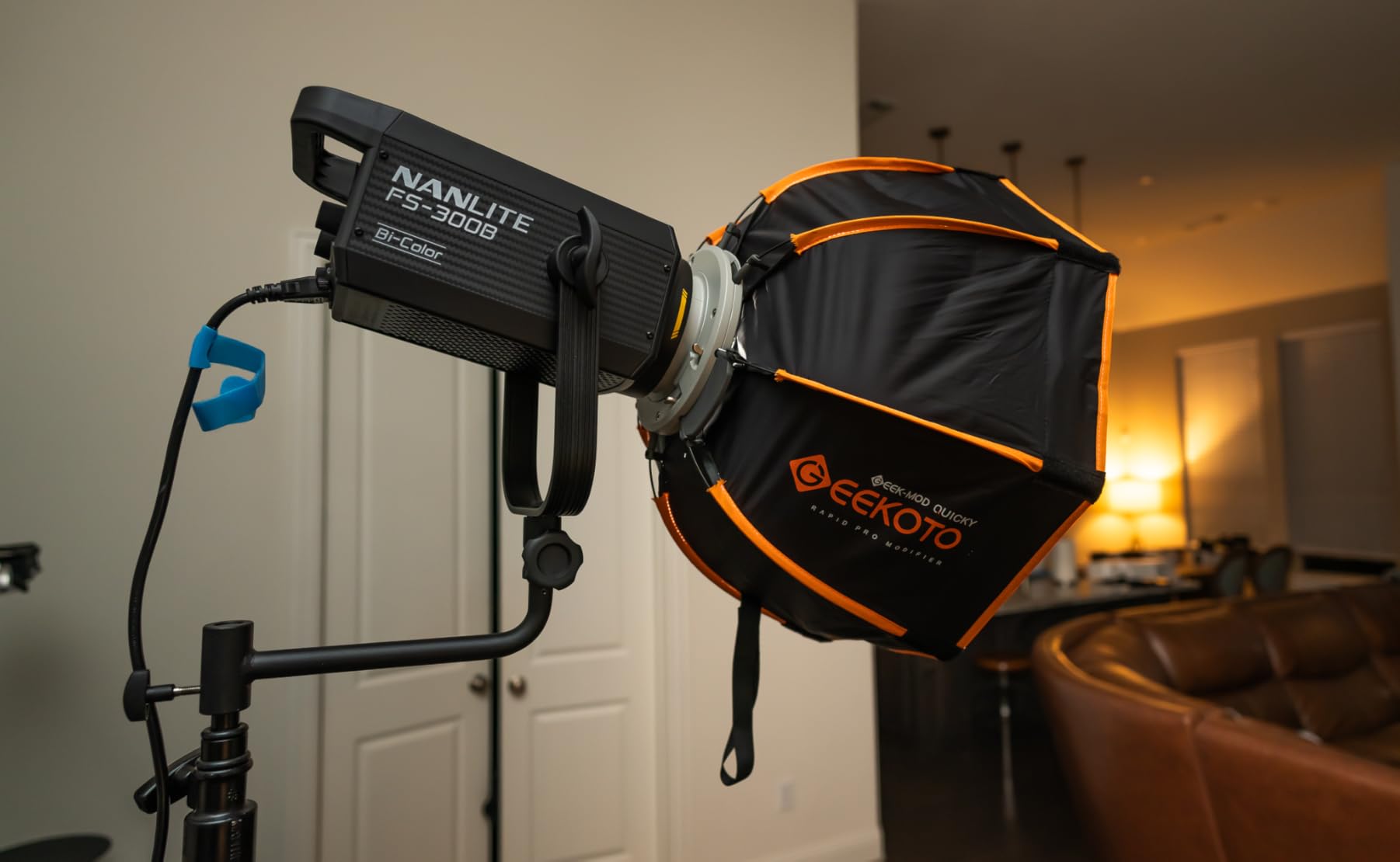 Nanlite FS-300B Bi-Color LED Video Light | 350W, 2700K-6500K, CRI 96+, Bowens Mount, App Control, Professional Lighting for Photography YouTube & Live Streaming customer photo 1