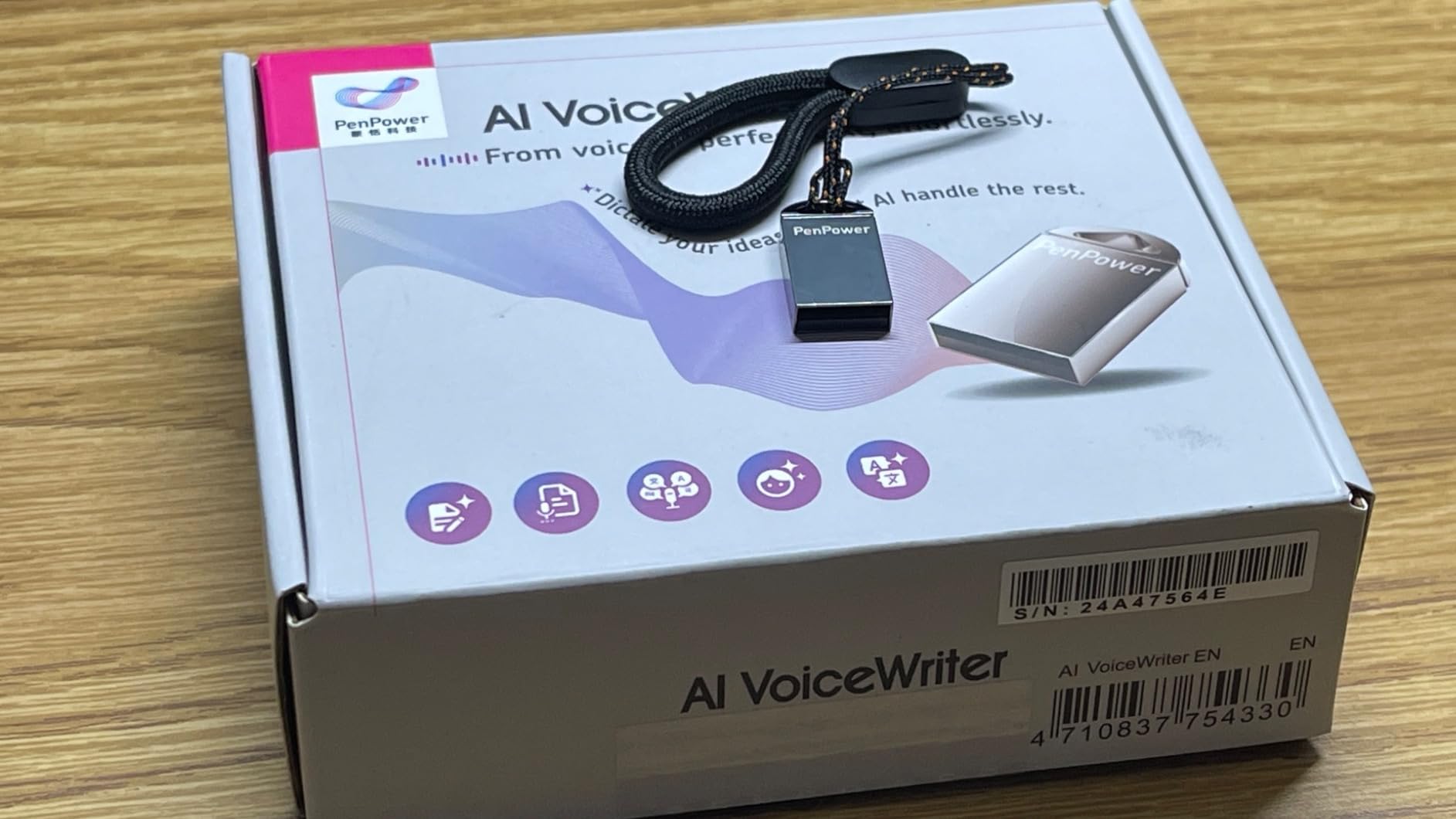 AI VoiceWriter - Smart Dictation & AI Writing Assistant for Windows & Mac | USB Dongle & Mobile App customer photo 2