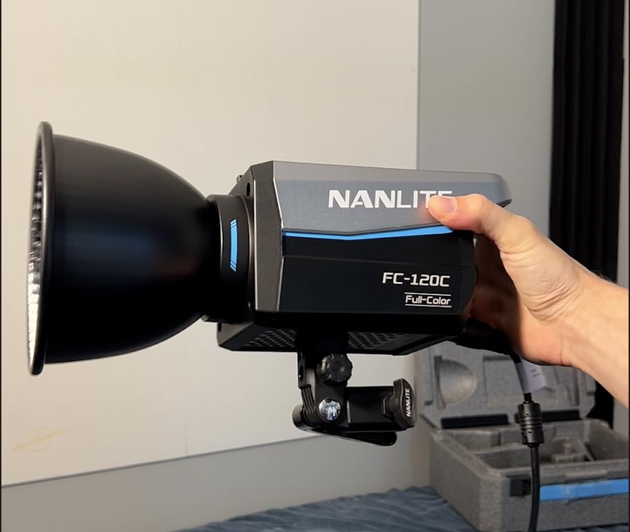 Nanlite FC-120C RGB COB LED Video Light | 145W Bowens Mount for Photography Video Recording customer photo 2