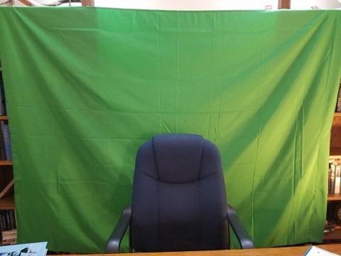 UTEBIT Green Screen Backdrop, 3.3X5 ft | Chroma Key, Thick Polyester Fabric, Photography Background Removal, Video & Live Streaming, Backdrop Only customer photo 1