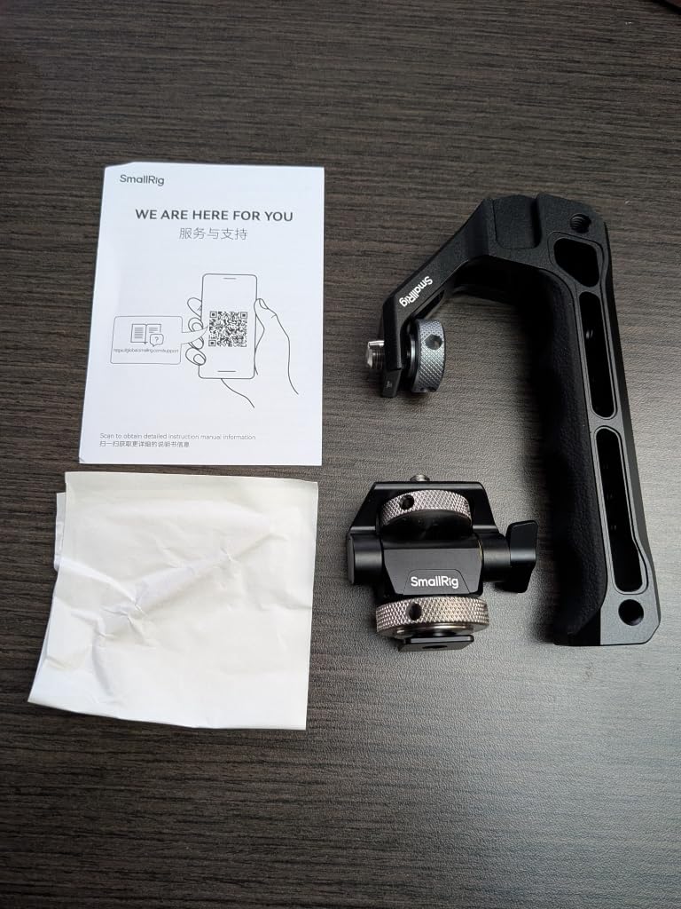 SMALLRIG Top Handle with Monitor Mount Kit, with 3/8