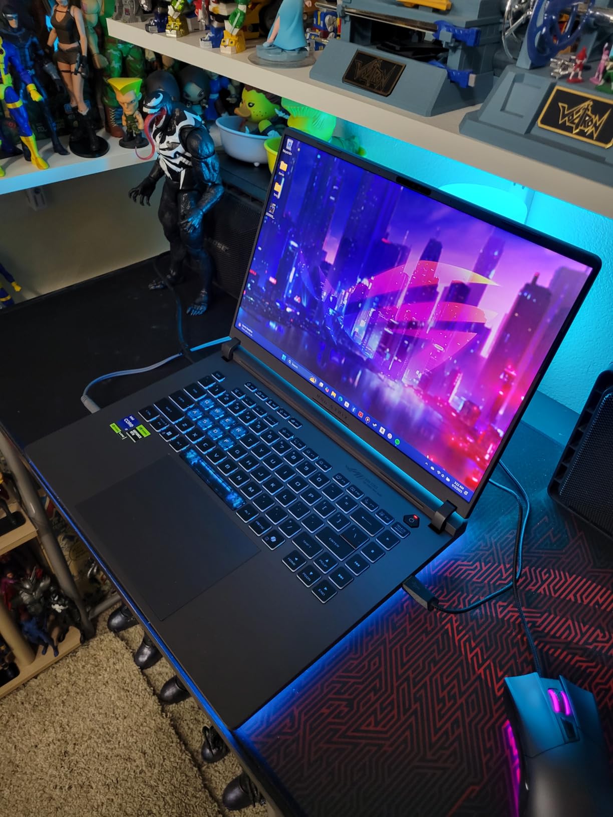 ASUS ROG Strix G16 (2025) Gaming Laptop, 16” FHD+ 16:10 165Hz/3ms, NVIDIA® GeForce RTX™ 5060, Intel® Core™ i7 Processor 14650HX, 16GB DDR5, 1TB Gen 4 SSD, Wi-Fi 7, Windows 11 Home, G615JMR-AS74 customer photo 2