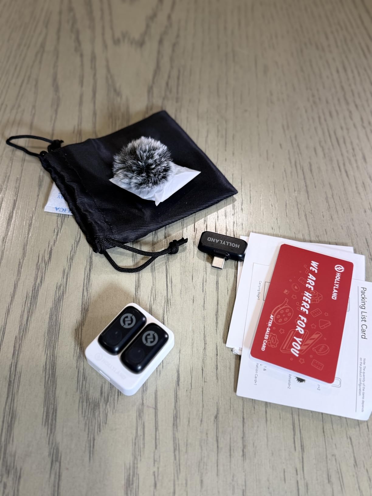 Hollyland Lark A1(2TX + USB-C RX), Wireless Microphone for iPhone & Android customer photo 1