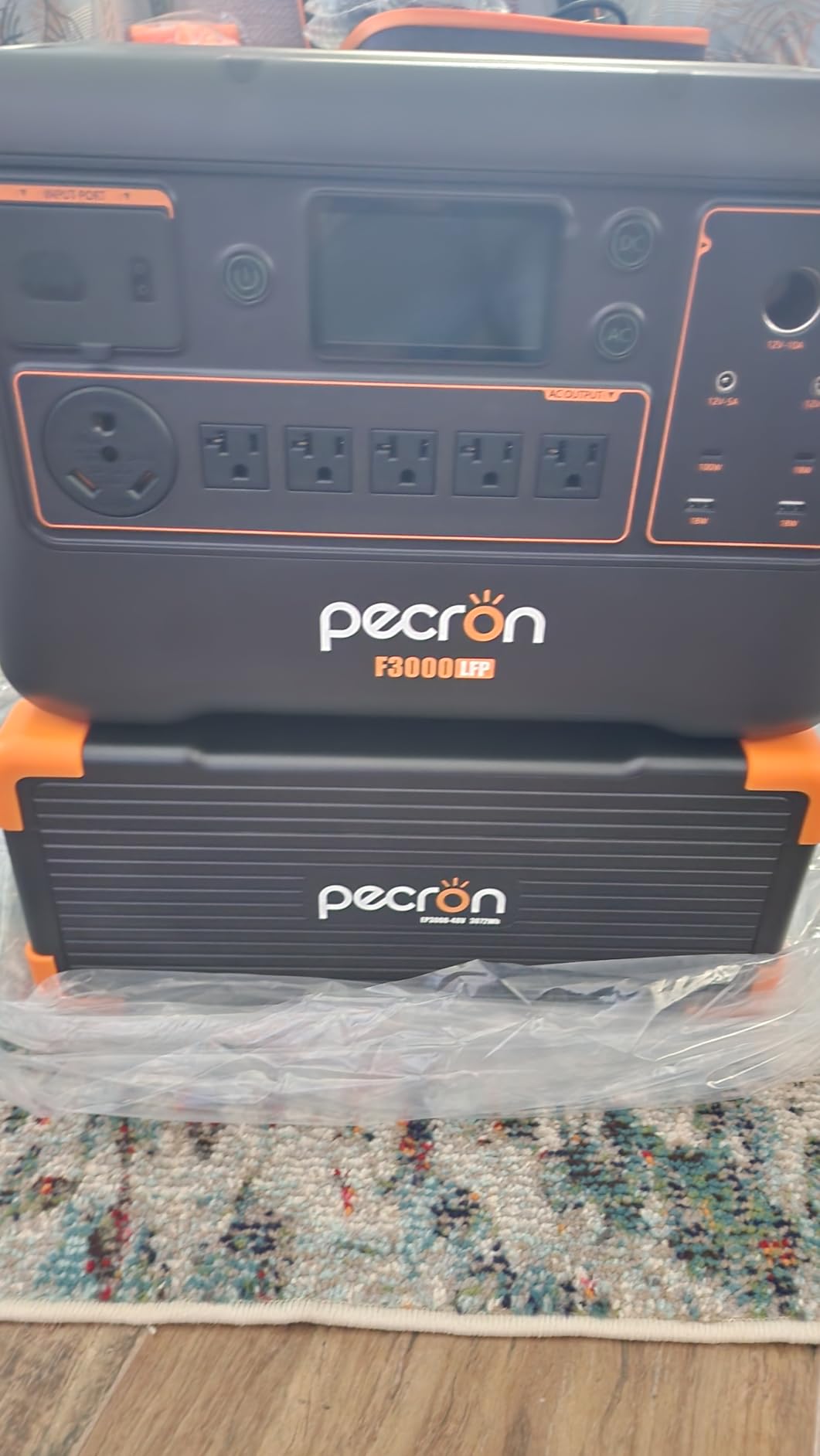 PECRON Portable Power Station F3000LFP, 3072Wh Solar Generator, 3600W LiFePO4 Battery Home Backup, Fast Charging Power Station Expand Capacity to 10752Wh, Solar Generators for Home Use, Camping, RV customer photo 2