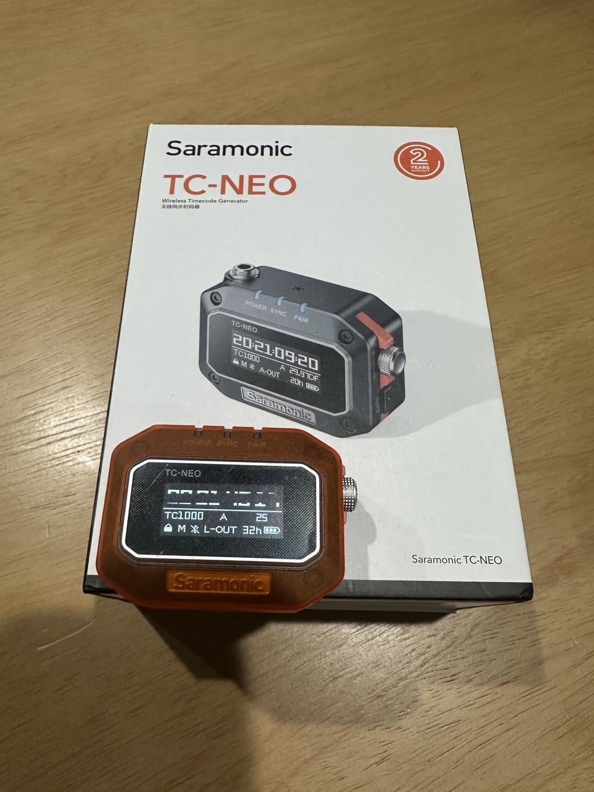 Saramonic Timecode Generator with 2.4GHz & Bluetooth App Wireless Control and Synchronization | Compatible with ARRI, RED, Canon, Sony, USB-C Devices & More (TC-NEO) customer photo 1
