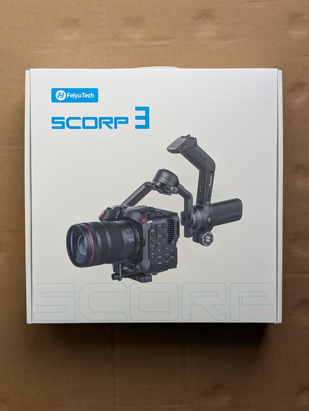 FeiyuTech SCORP 3 Gimbal Stabilizer for Camera, Built-in AI Tracking Sensor & Detachable Remote Control, 3.5KG Payload, Touch Screen, Vertical Shooting customer photo 1
