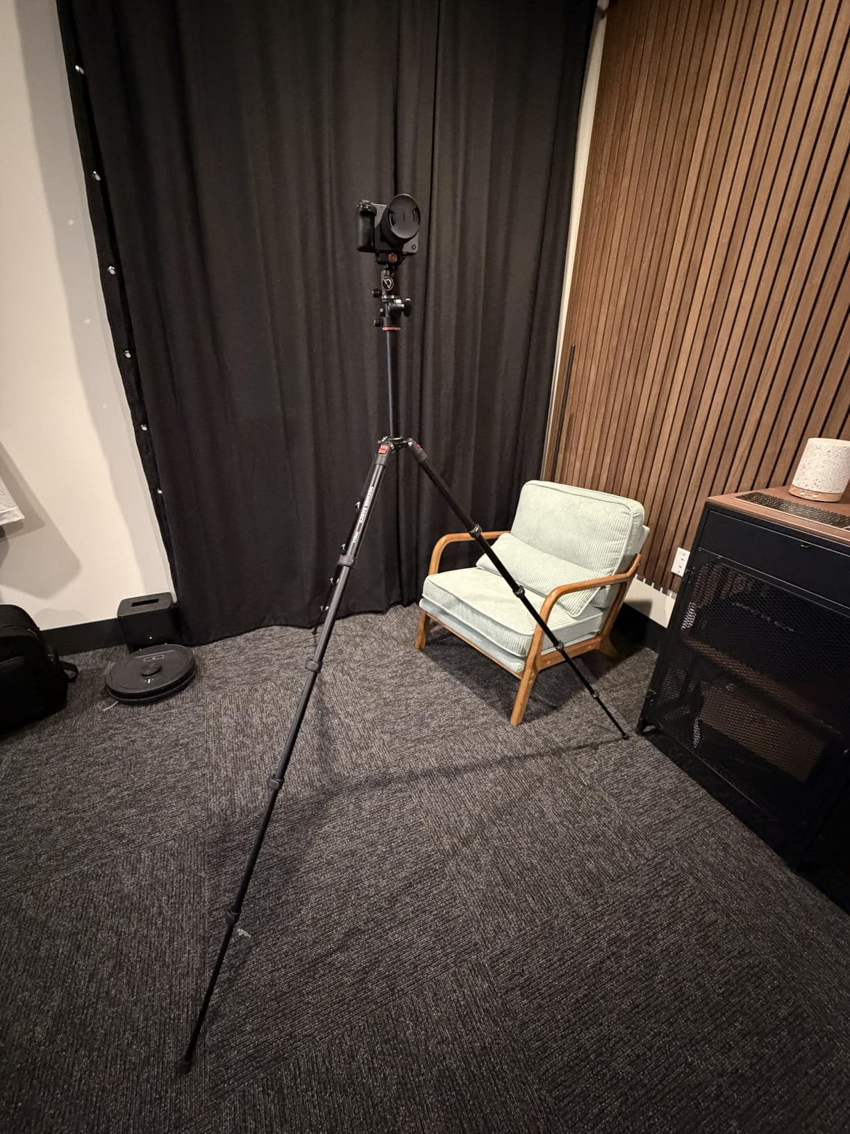 NEEWER 90 Inch Tall Overhead Horizontal Camera Tripod Monopod with Ball Head & Flexible Center Column, Metal DSLR Video Travel Stand, Arca Type QR Plate & Inverted Legs, Max Load 10 kg / 22 lbs, TP63 customer photo 1