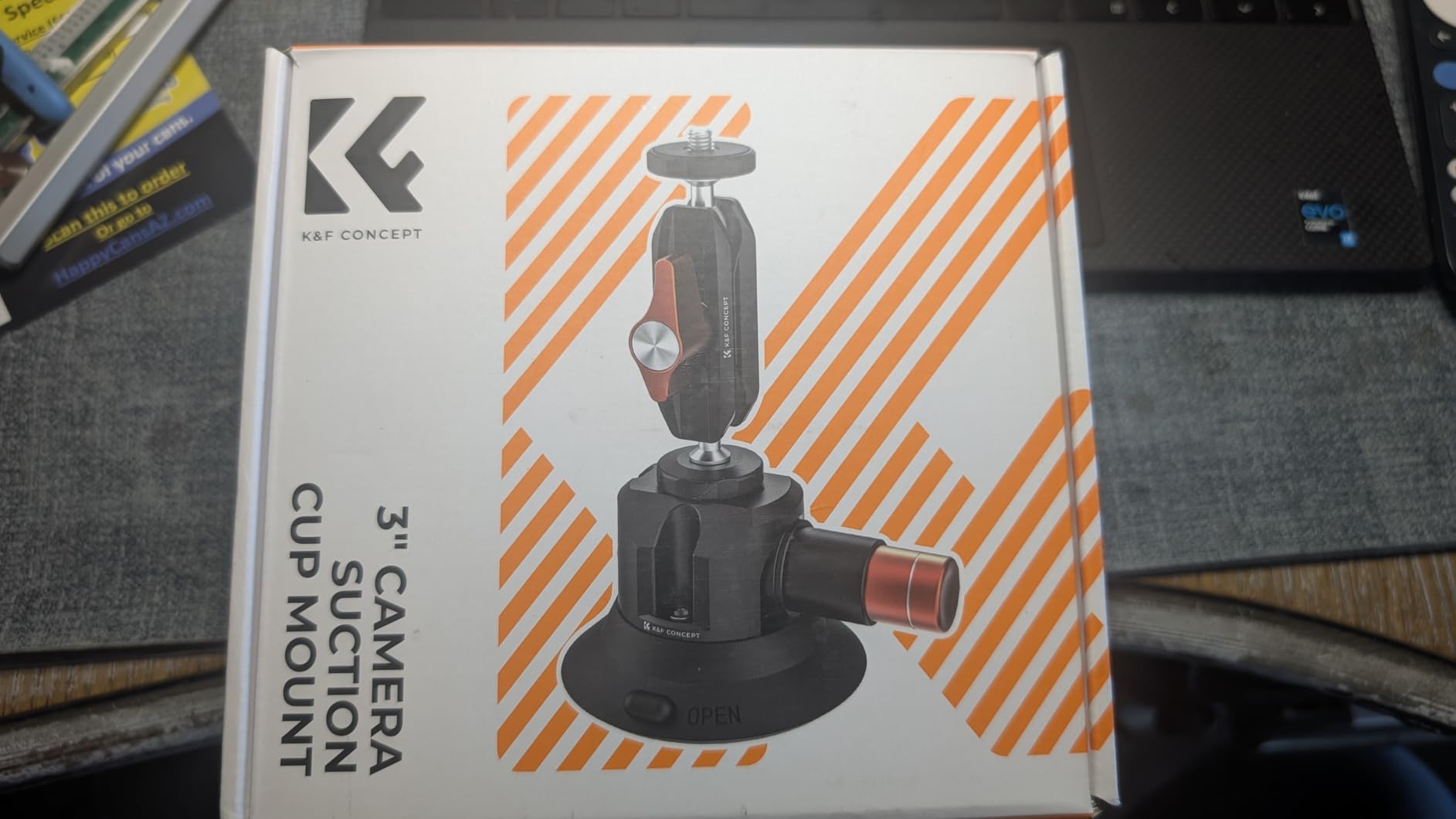 K&F CONCEPT Triple Suction Cup Car Mount for Camera, Heavy Duty 3-in-1 Kit customer photo 2