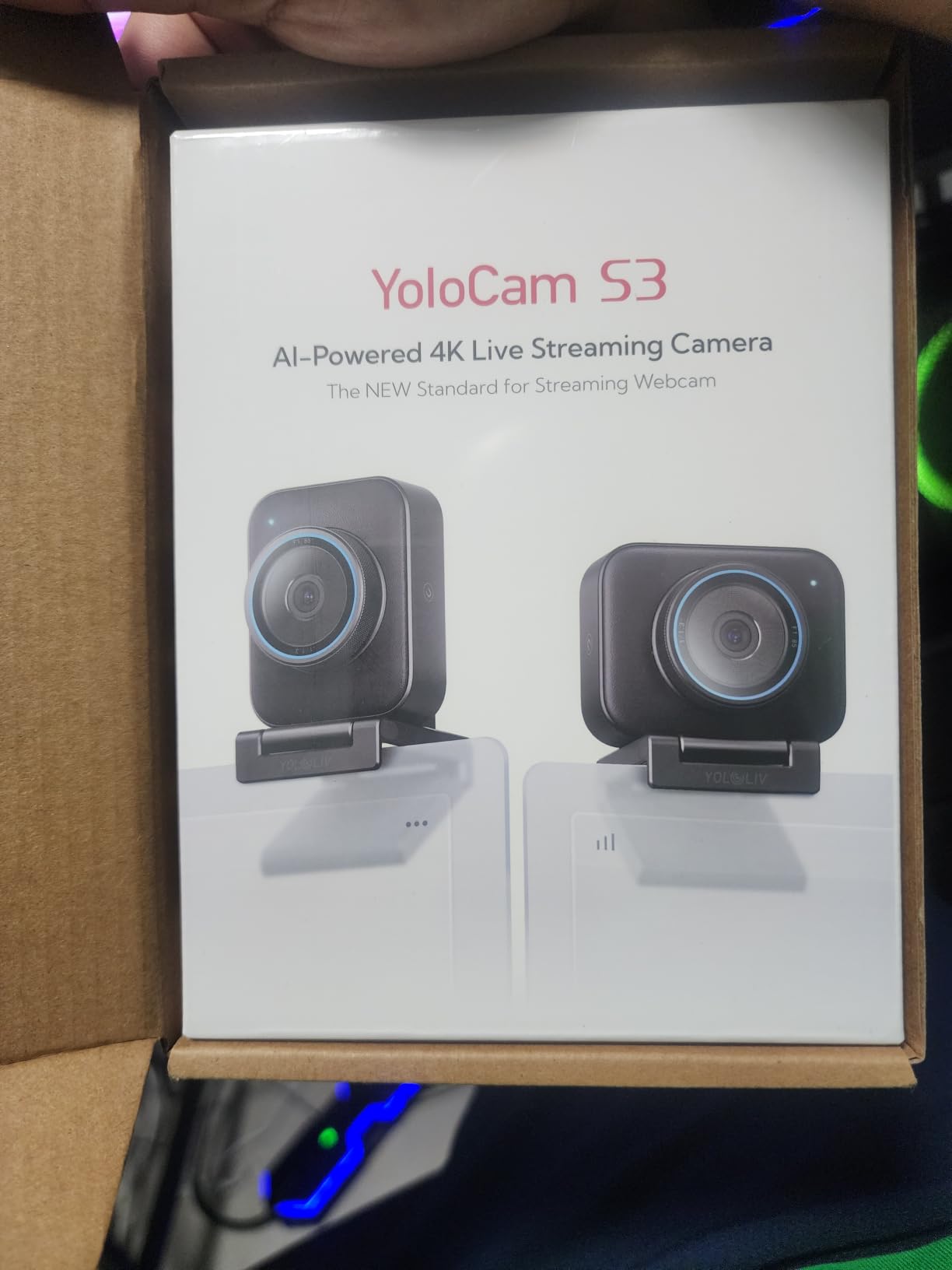 YOLOLIV YoloCam S3, 4K Streaming Webcam for PC & Mac | 1/1.3'' Sensor,DSLR-Like Control, Cinematic Effects,4X Zoom, HDR,Uncompressed Video,Optimized PD AutoFocus,USB-C for PC & Mac customer photo 2
