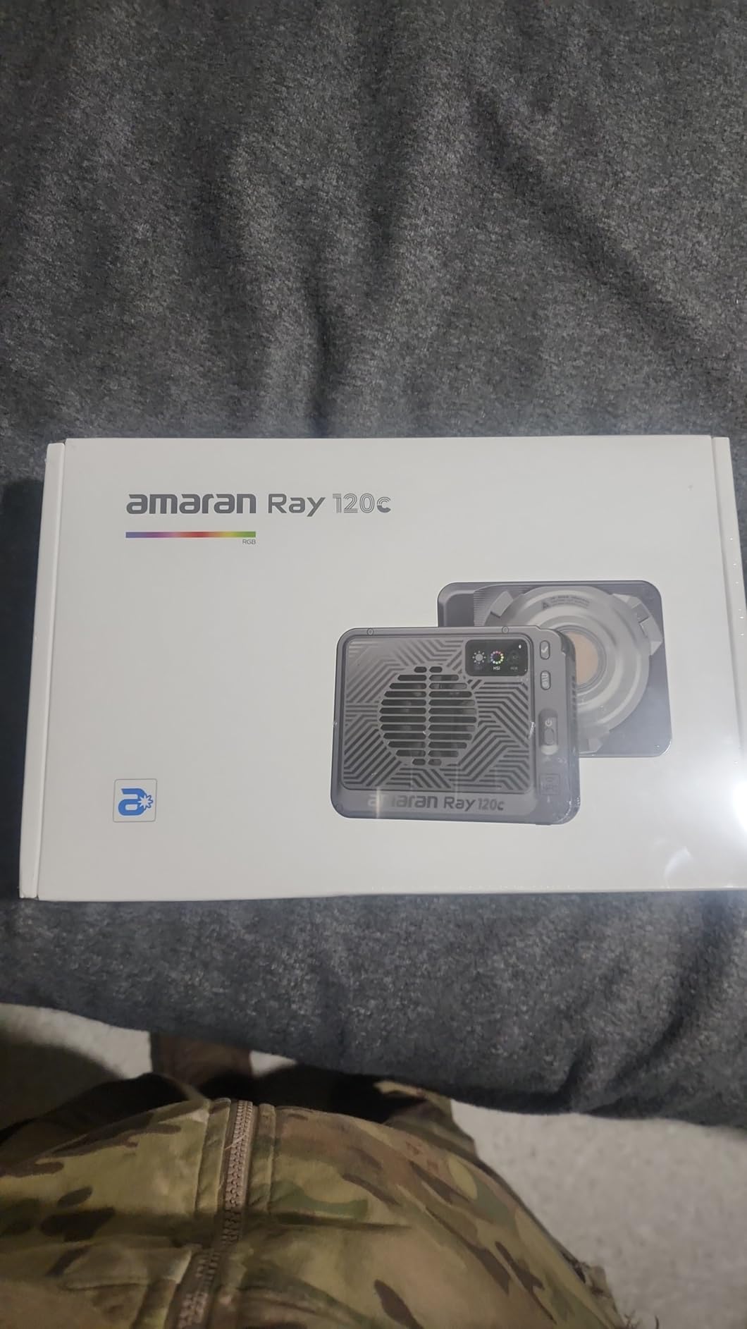 amaran Ray 120c RGB Video Light,120W Portable Studio Light IP54 customer photo 2