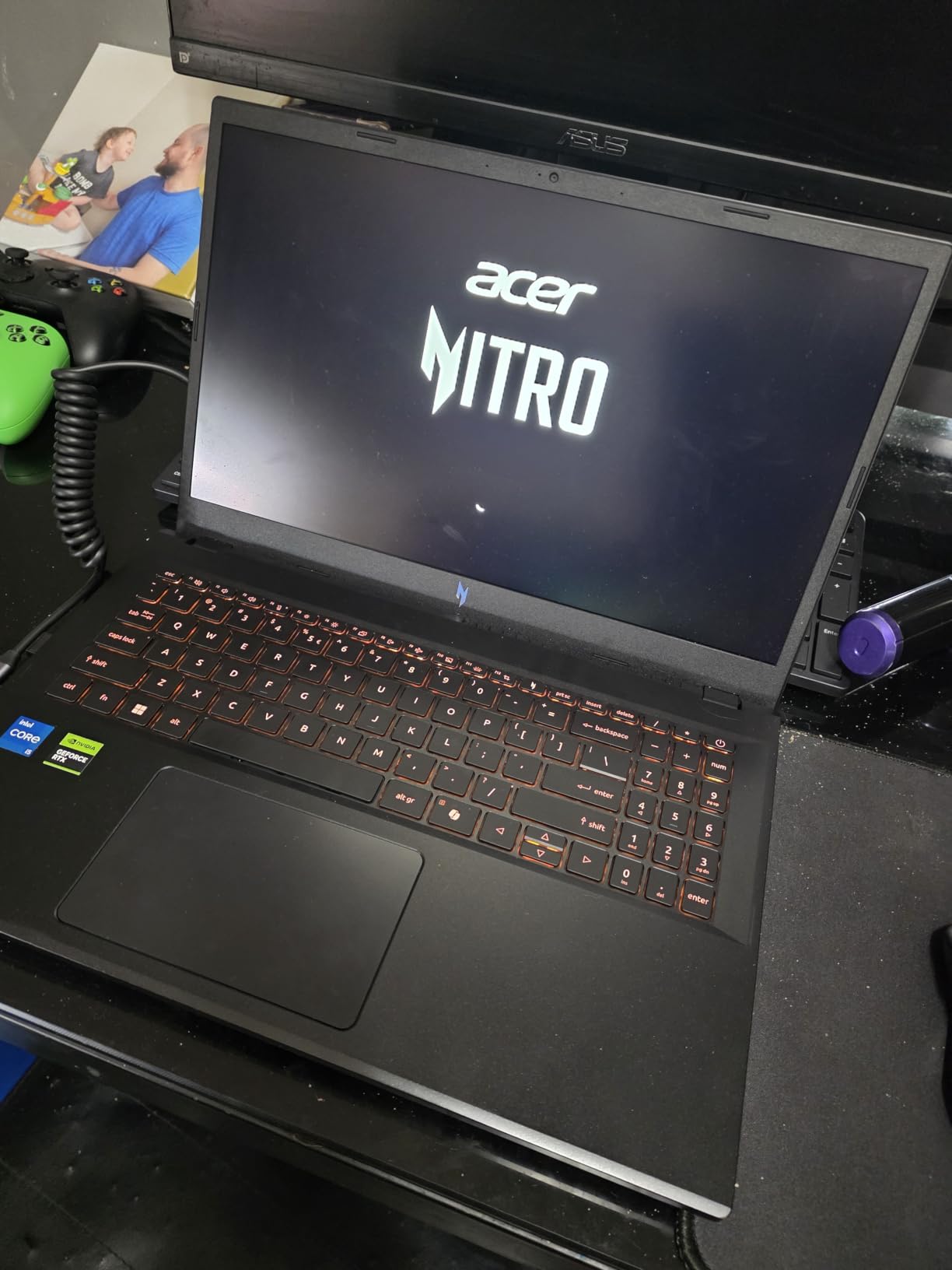 acer Nitro V 15.6” FHD IPS 165Hz Gaming Laptop, Intel Core i5-13420H, NVIDIA GeForce RTX 5050 with 8GB GDDR7 VRAM, Win11H, w/Mouse pad (16GB RAM, 512GB PCIe SSD) customer photo 2