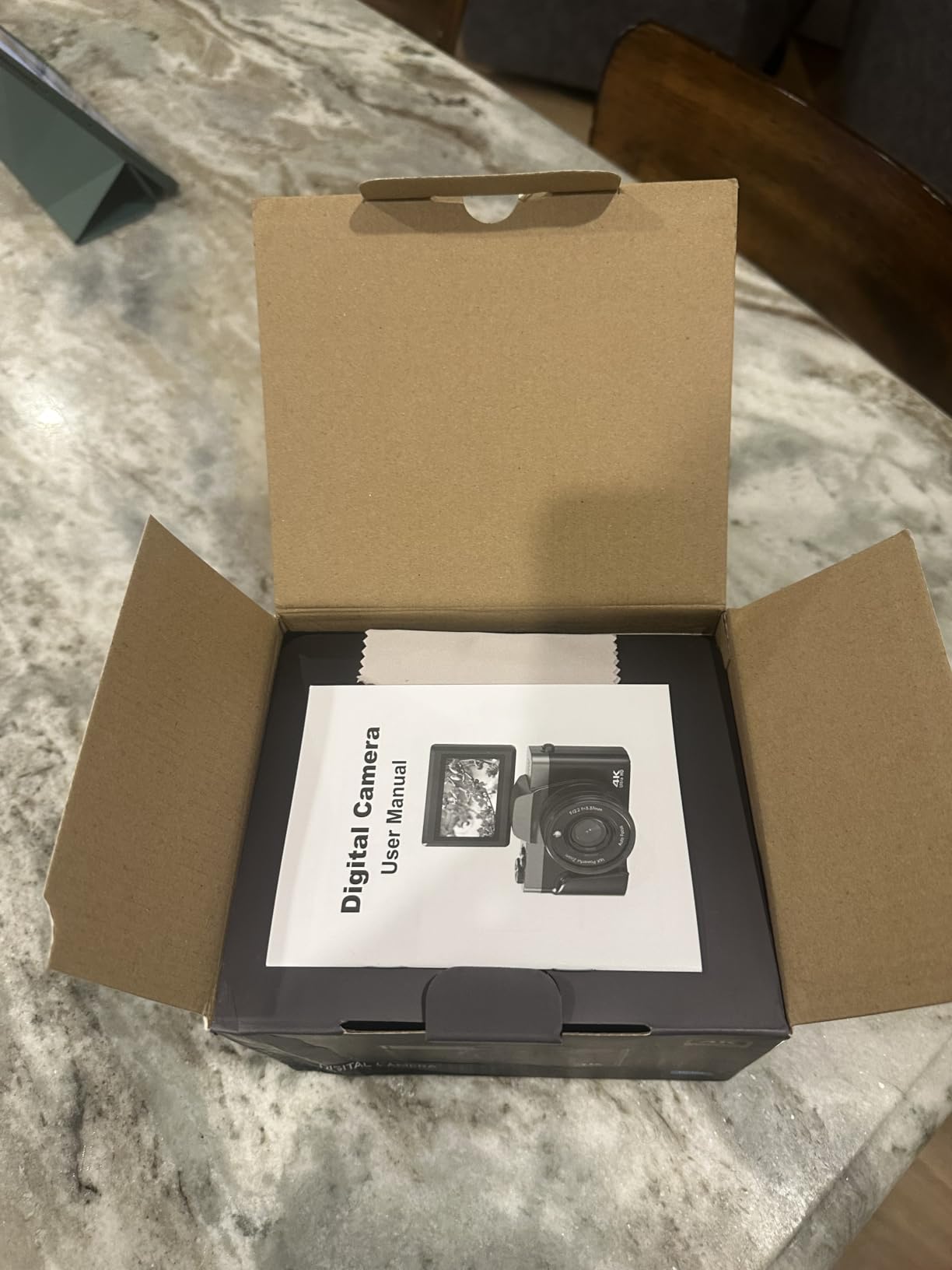 4K Digital Camera WiFi 180° Flip Screen Autofocus 64MP 16X Zoom, Black | Vlogging Camera for YouTube, Compact Travel Camera for Beginners, Anti-Shake, 32GB Card, 2 Batteries customer photo 1