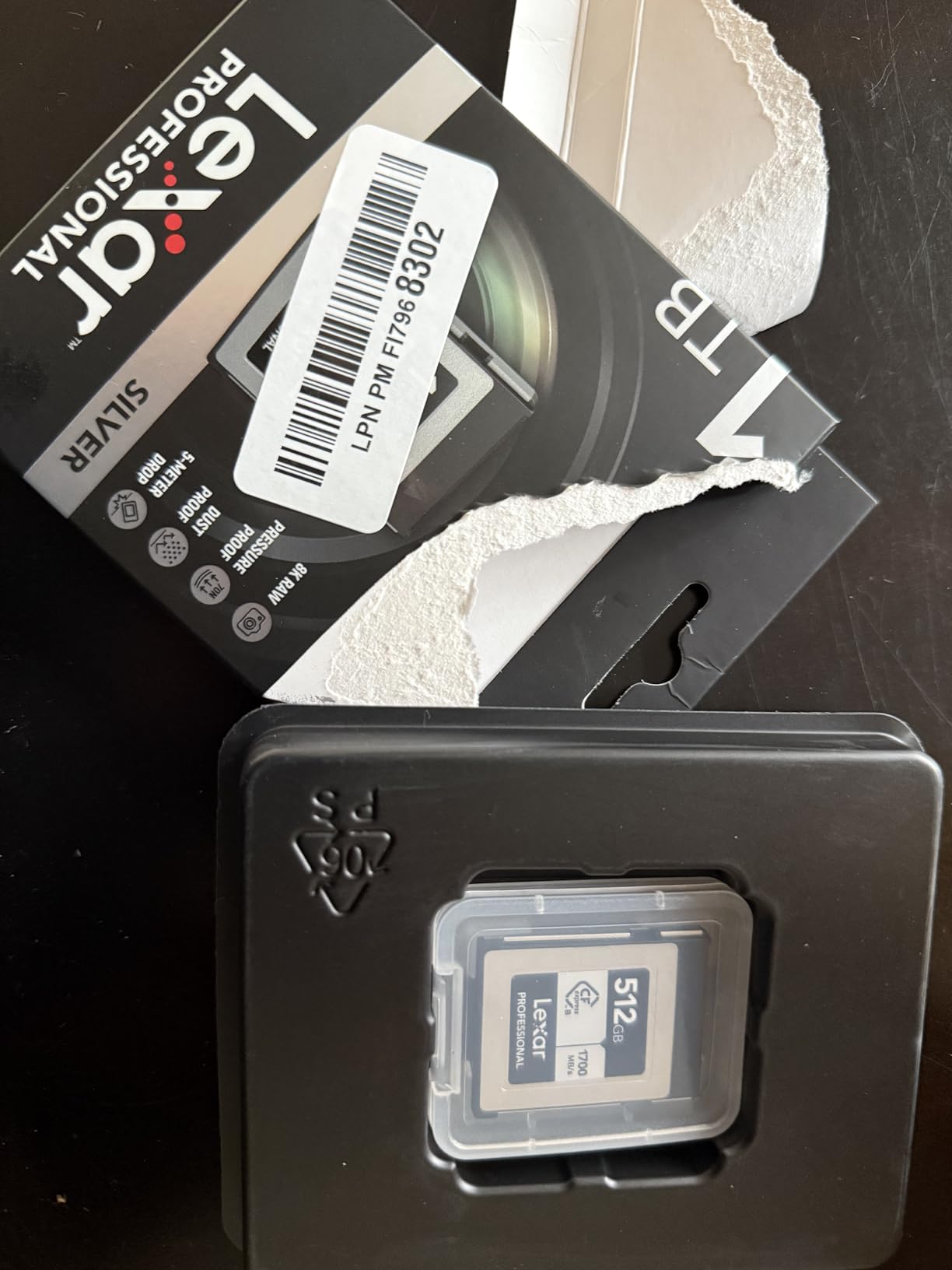 Lexar 512GB Professional CFexpress Type B Silver 4.0 Memory Card, for Photographers, Videographers, Up to 3600/3000 MB/s, 8K Video (LCXEXS4512G-RNENU) customer photo 2