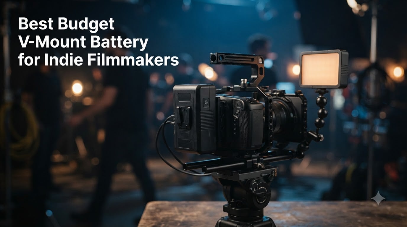 Best Budget V-Mount Battery for Indie Filmmakers
