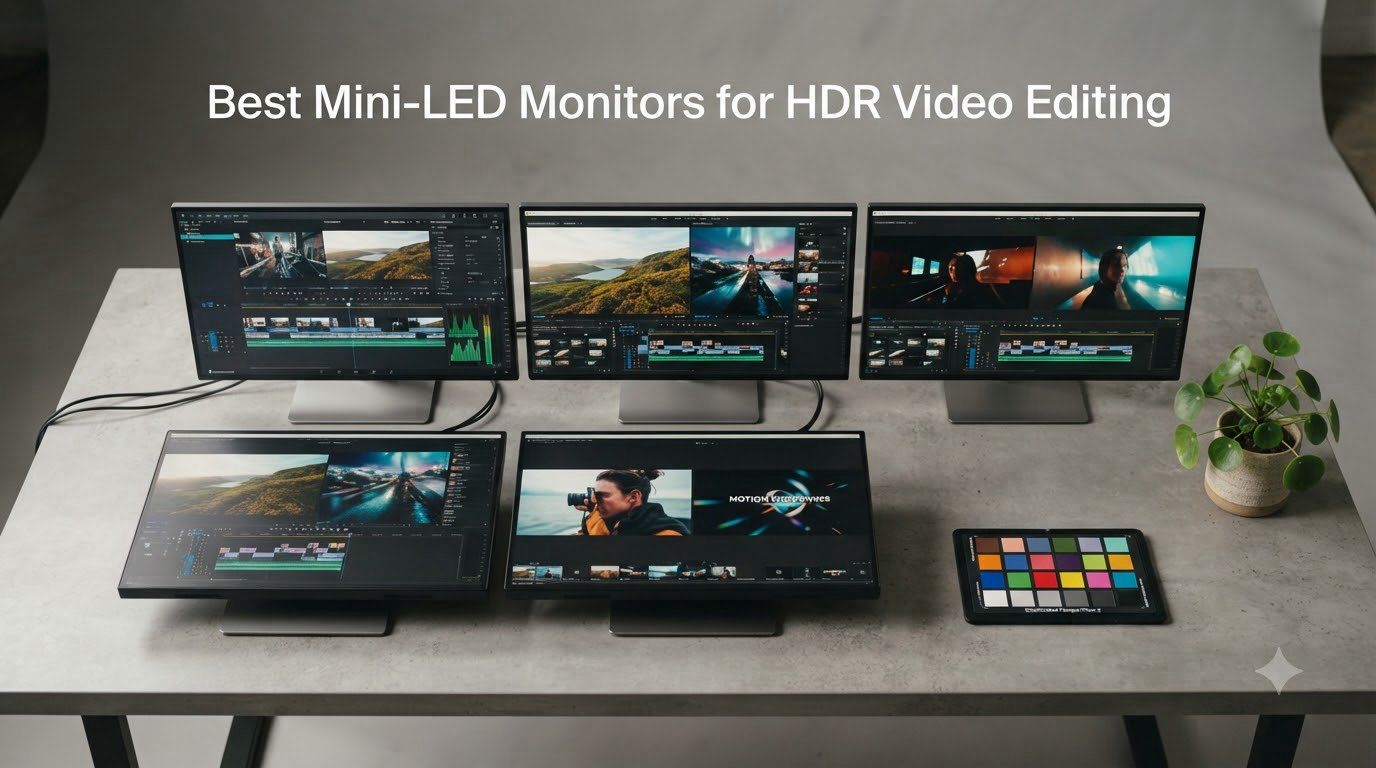 Best Mini-LED Monitors for HDR Video Editing