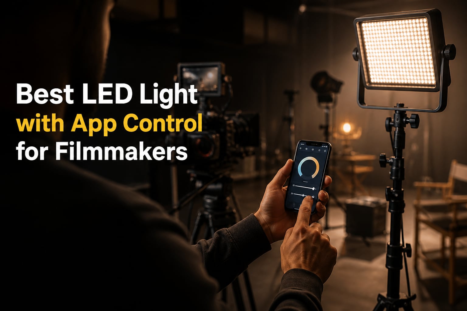 Best LED Light with App Control for Filmmakers