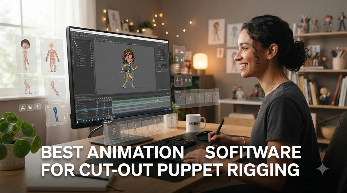 Best Animation Software for Cut-Out Puppet Rigging