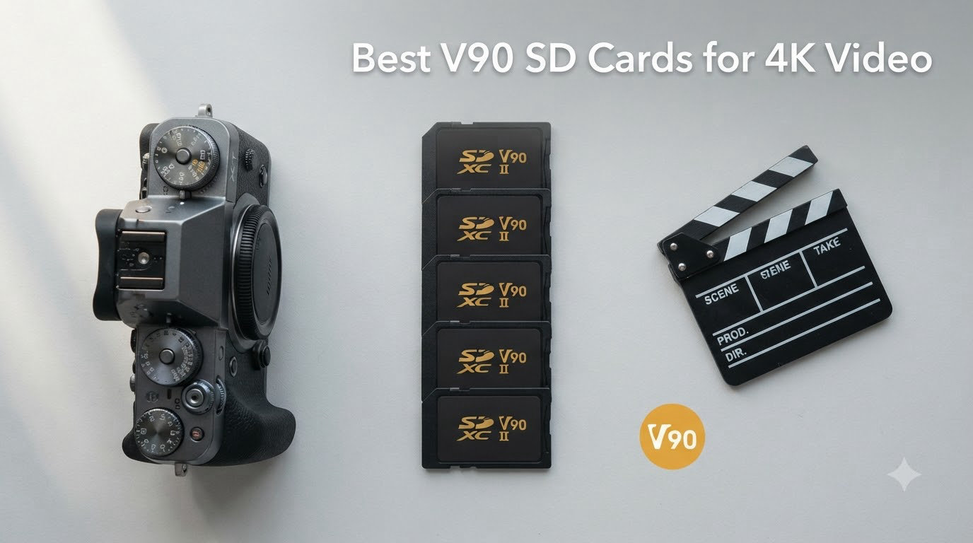 Best V90 SD Cards for 4K Video