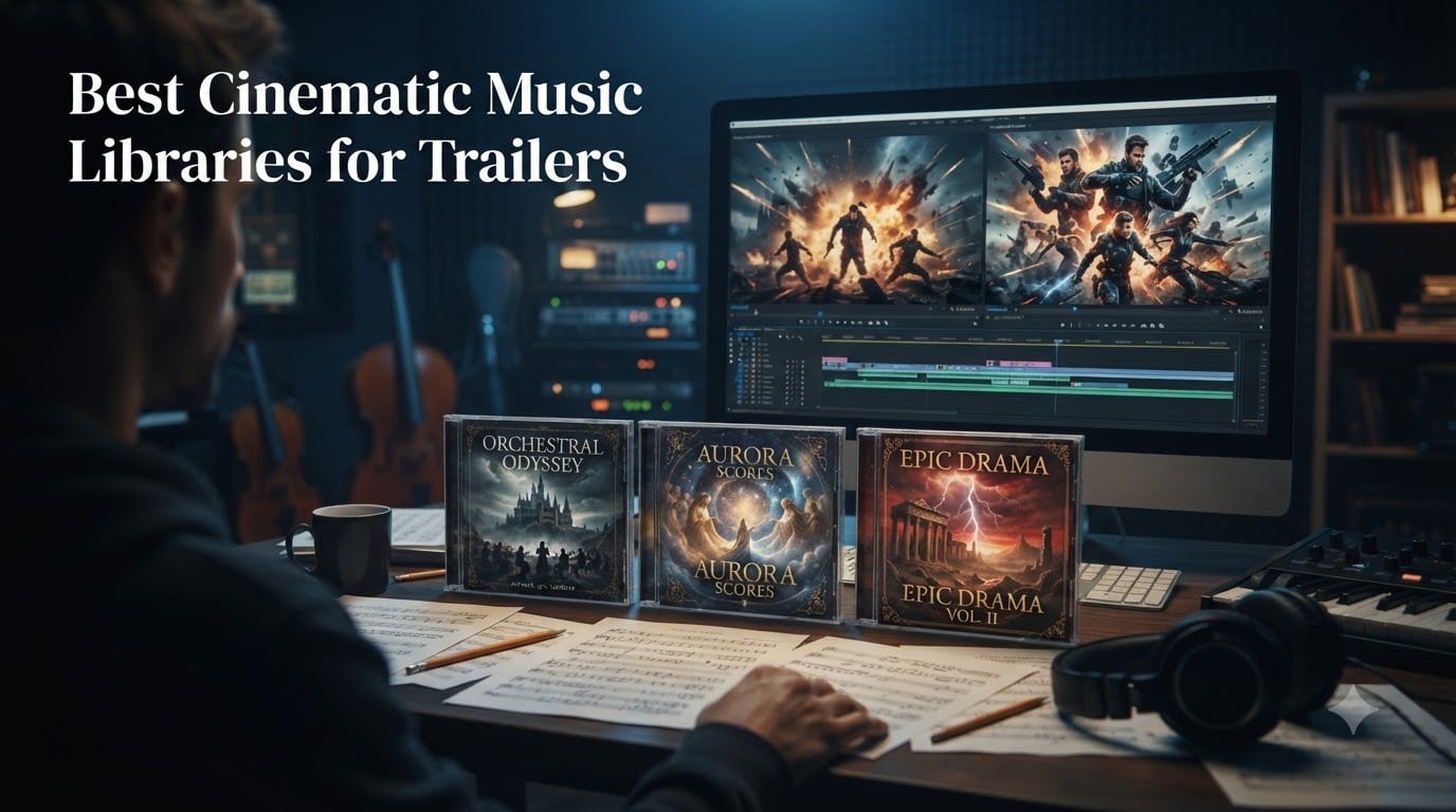 Best Cinematic Music Libraries for Trailers