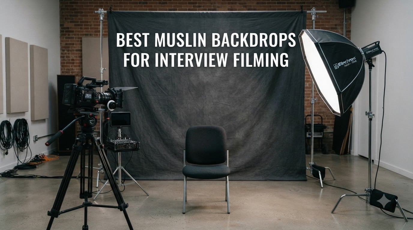 Best Muslin Backdrops for Interview Filming