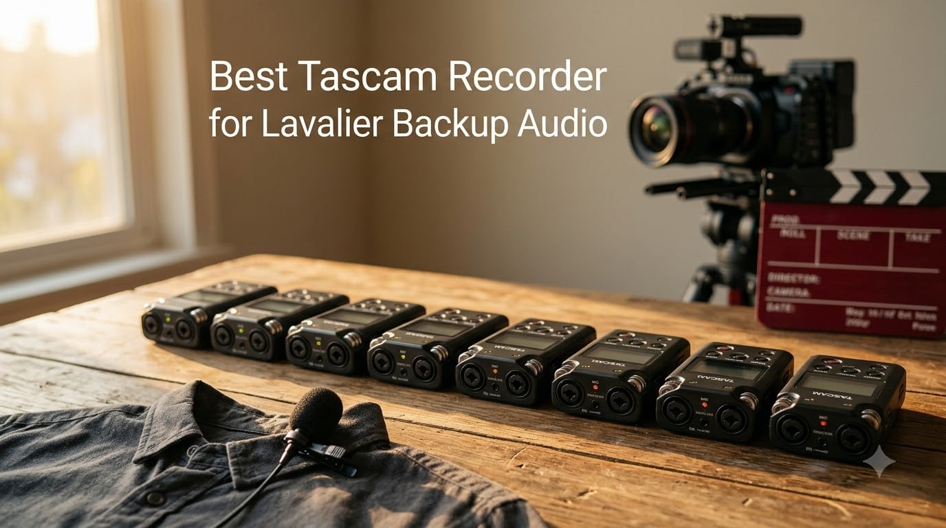 Best Tascam Recorder for Lavalier Backup Audio