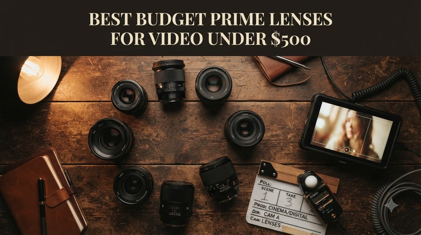 Best Budget Prime Lenses for Video Under $500