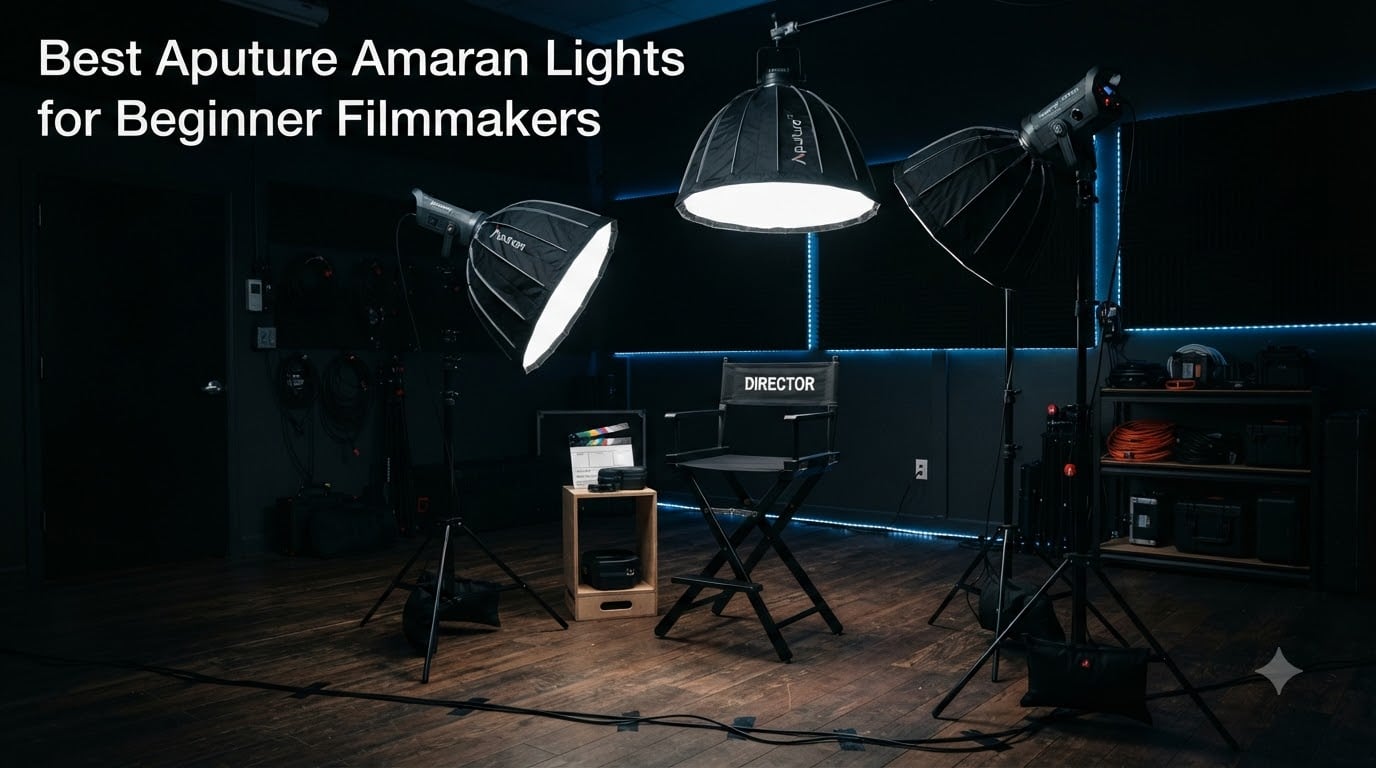 Best Aputure Amaran Lights for Beginner Filmmakers