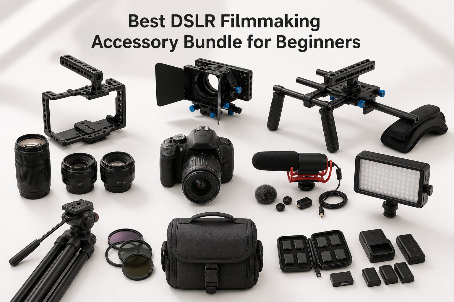 Best DSLR Filmmaking Accessory Bundle for Beginners