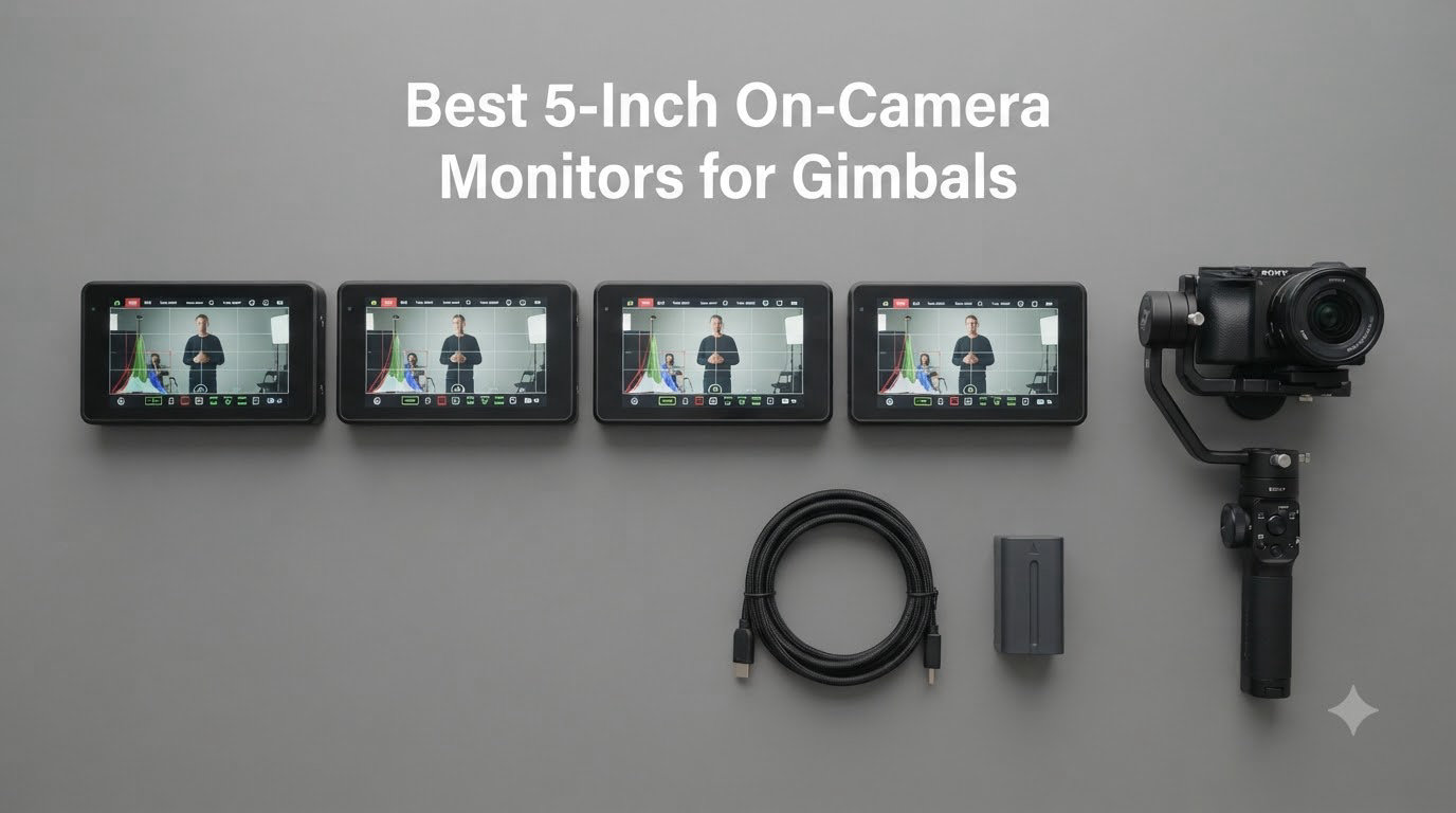 Best 5-Inch On-Camera Monitors for Gimbals