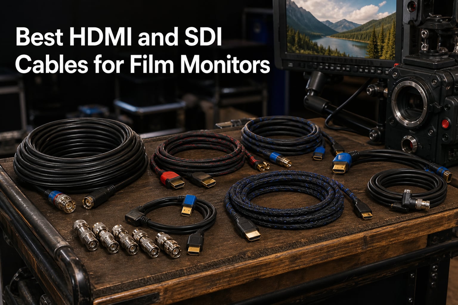 Best HDMI and SDI Cables for Film Monitors