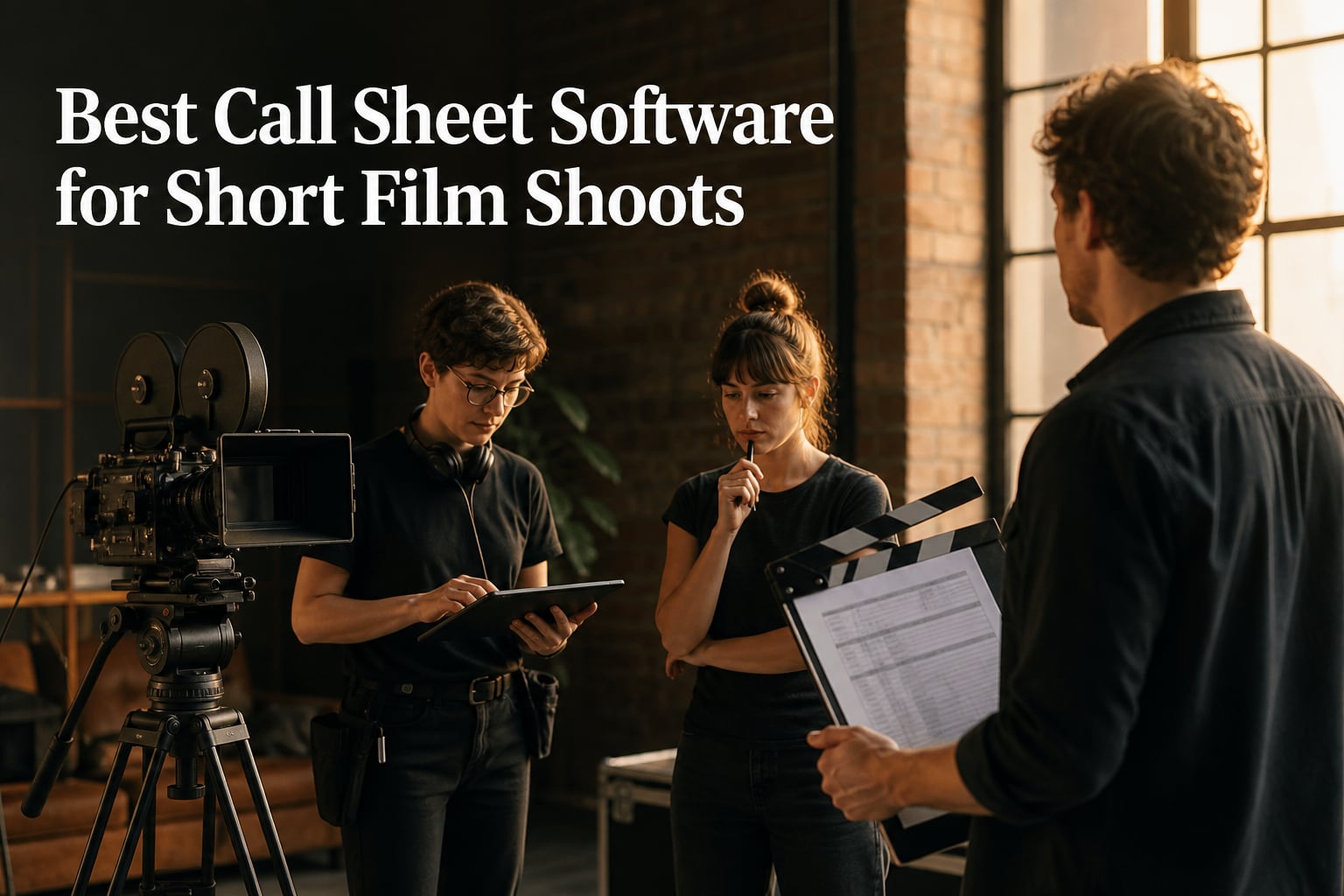 Best Call Sheet Software for Short Film Shoots