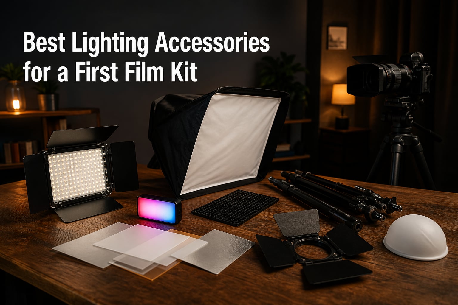 Best Lighting Accessories for a First Film Kit