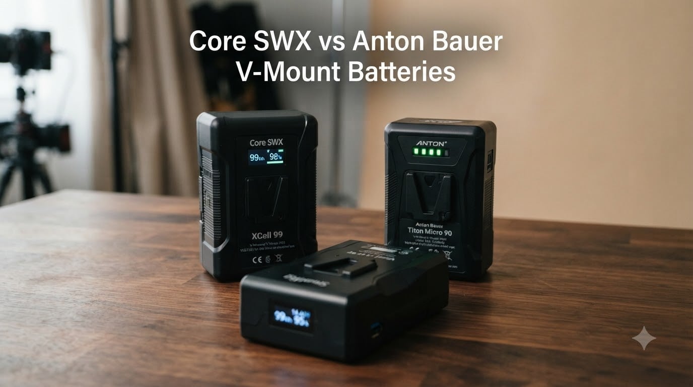 Core SWX vs Anton Bauer V-Mount Batteries