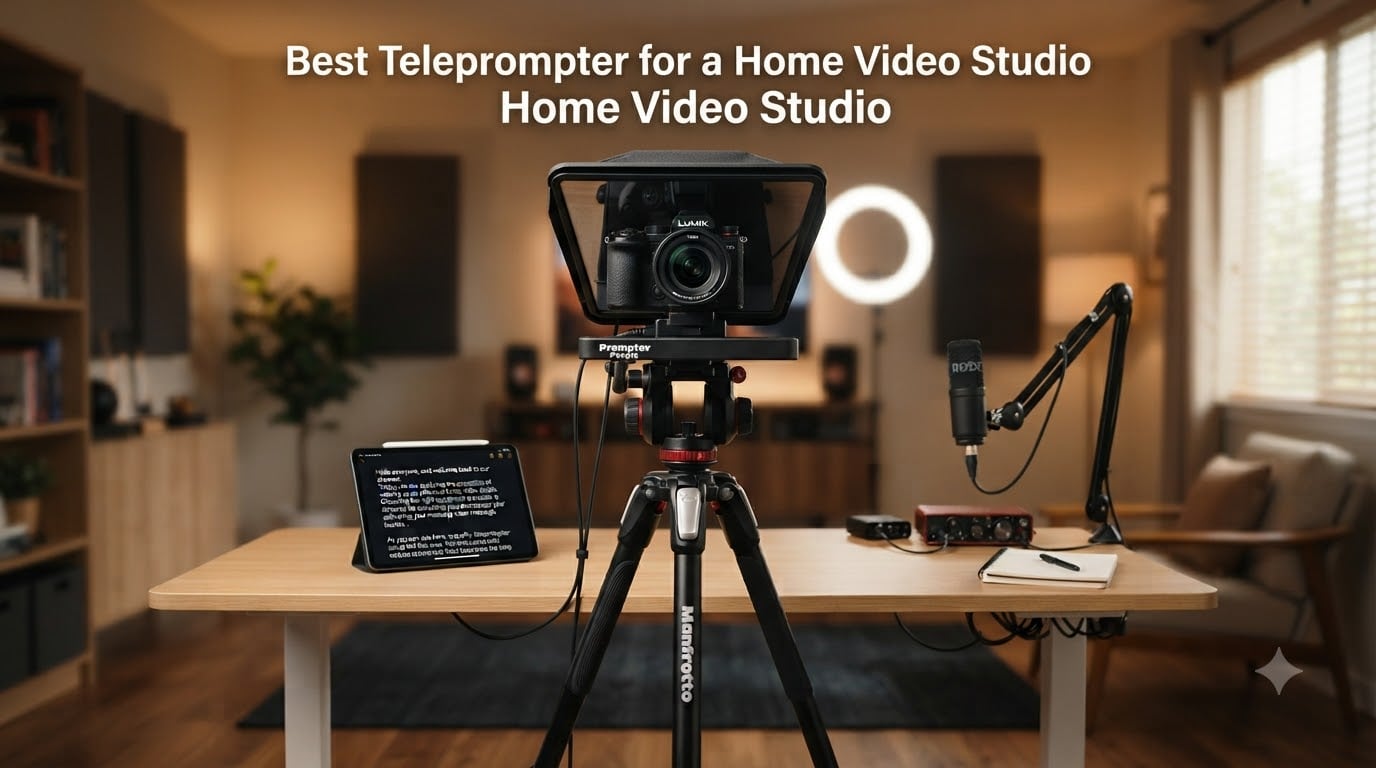 Best Teleprompter for a Home Video Studio