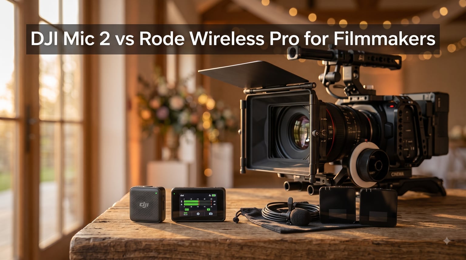 DJI Mic 2 vs Rode Wireless Pro for Filmmakers