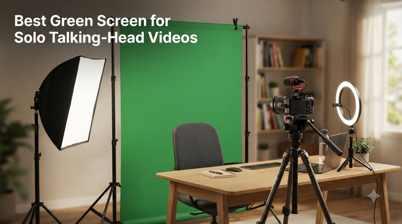 Best Green Screen for Solo Talking-Head Videos