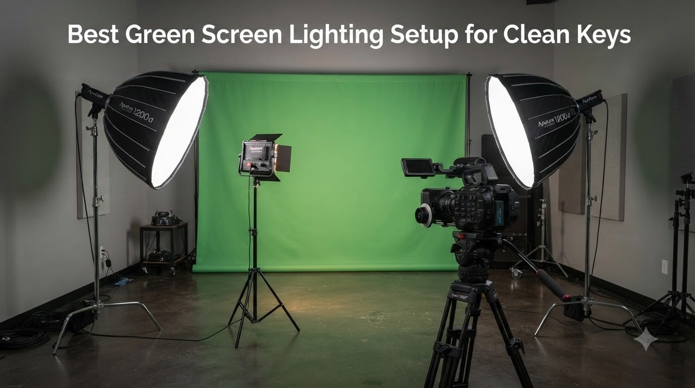 Best Green Screen Lighting Setup for Clean Keys