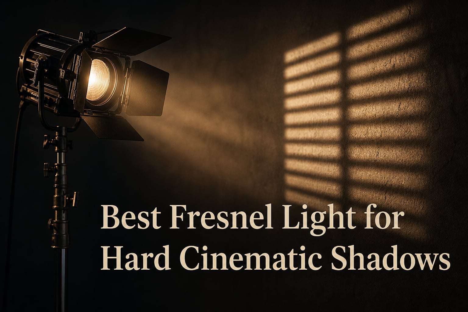 Best Fresnel Light for Hard Cinematic Shadows