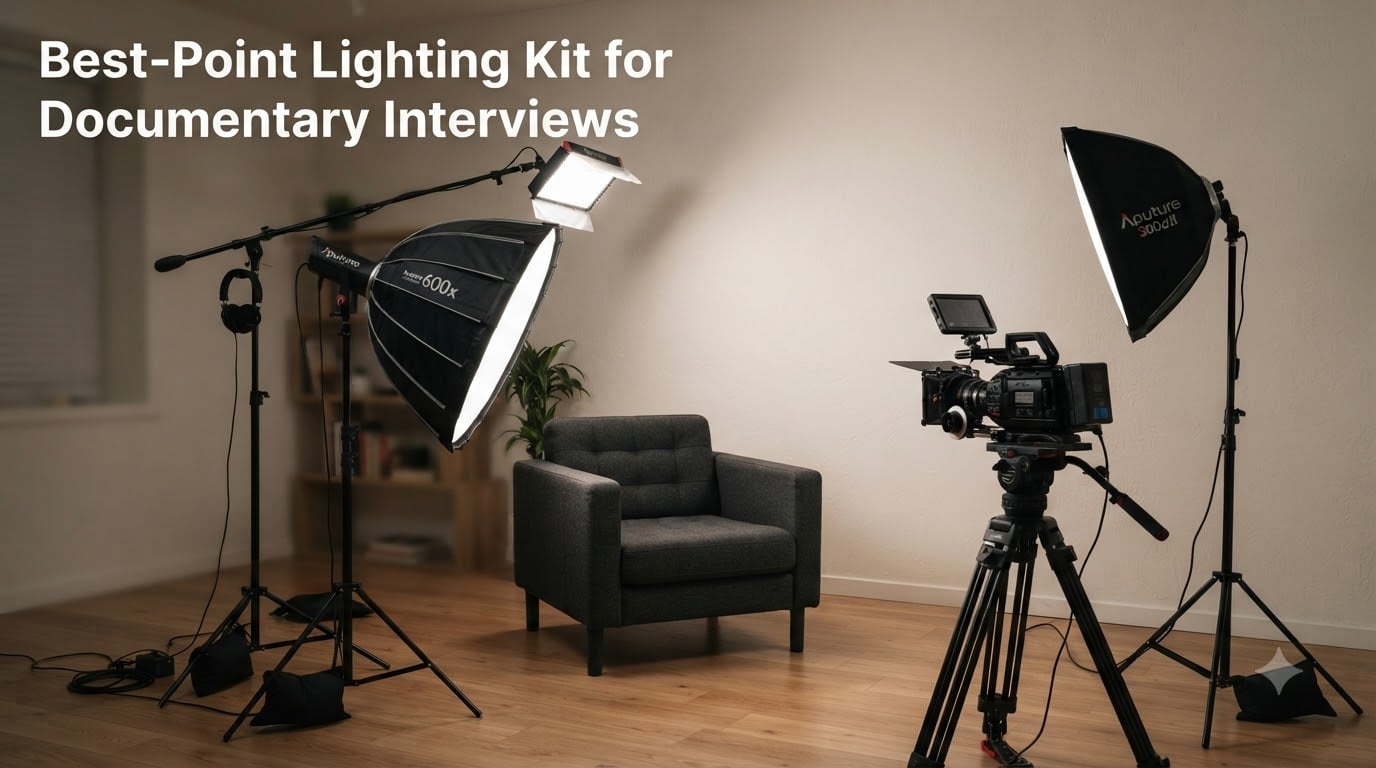 Best 3-Point Lighting Kit for Documentary Interviews