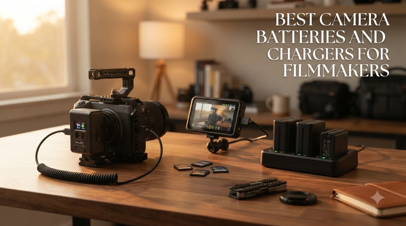 Best Camera Batteries and Chargers for Filmmakers