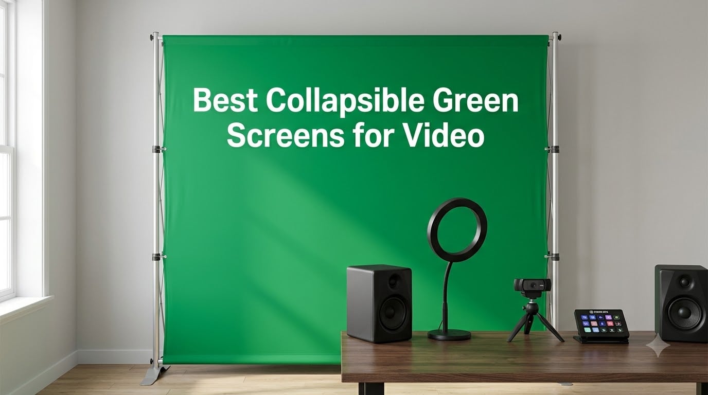 Best Collapsible Green Screens for Video