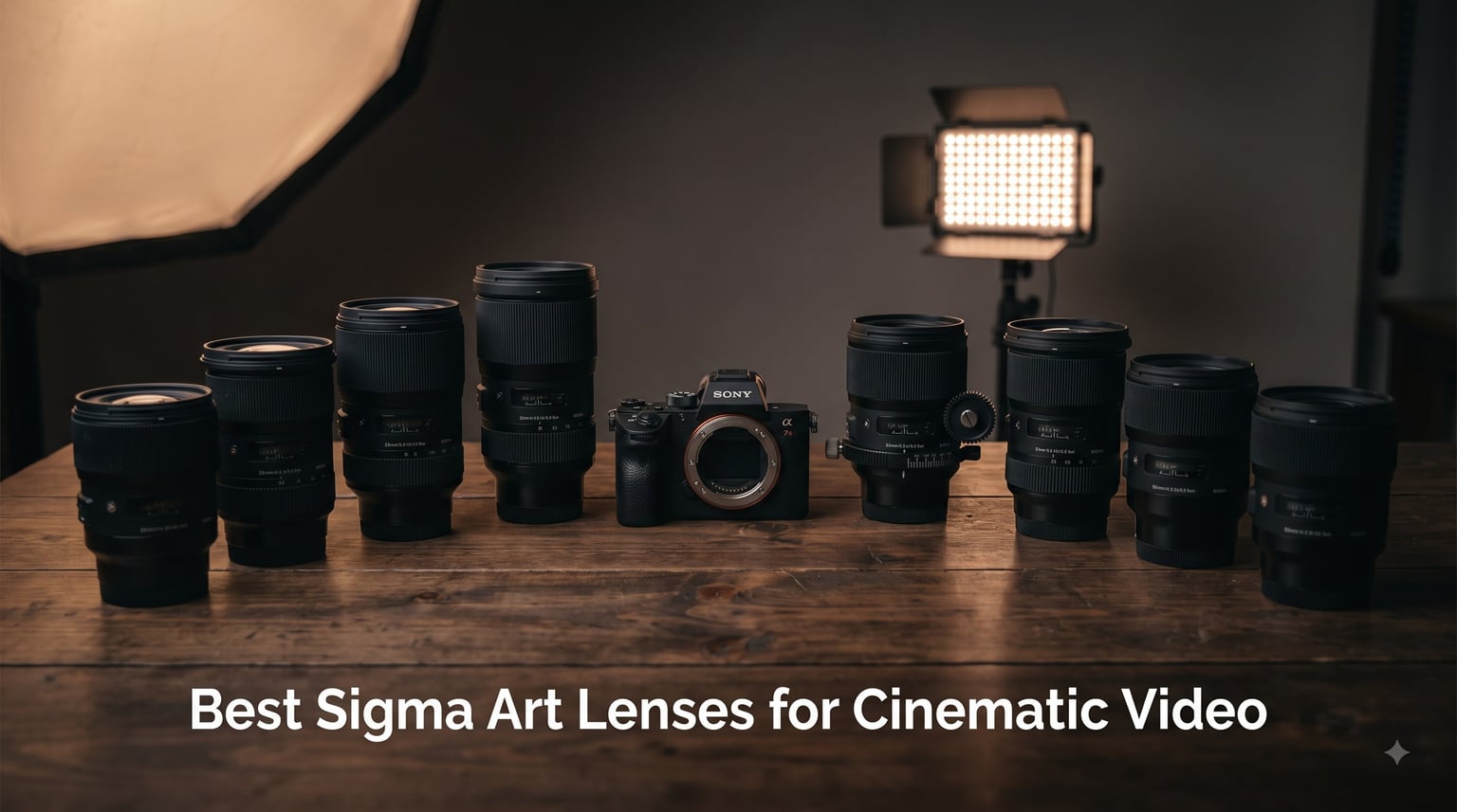 Best Sigma Art Lenses for Cinematic Video