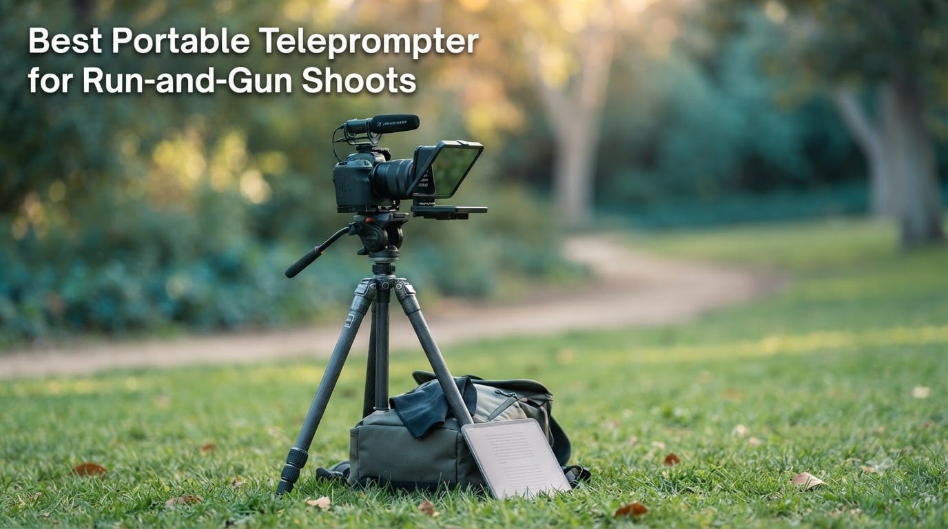 Best Portable Teleprompter for Run-and-Gun Shoots