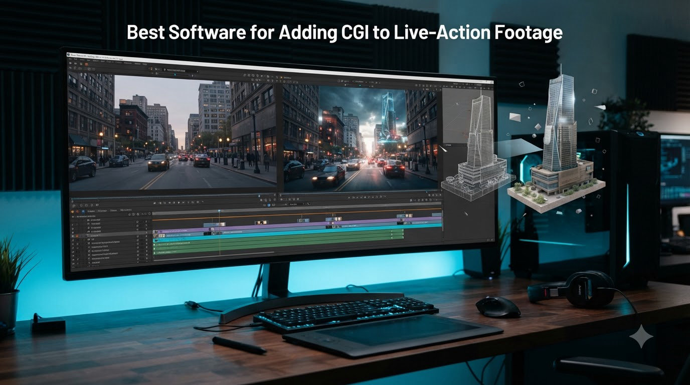 Best Software for Adding CGI to Live-Action Footage